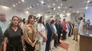 مهرجان شرم الشيخ الدولي للمسرح يكرم سميحة أيوب بدقيقة حداد خلال مؤتمره الصحفي